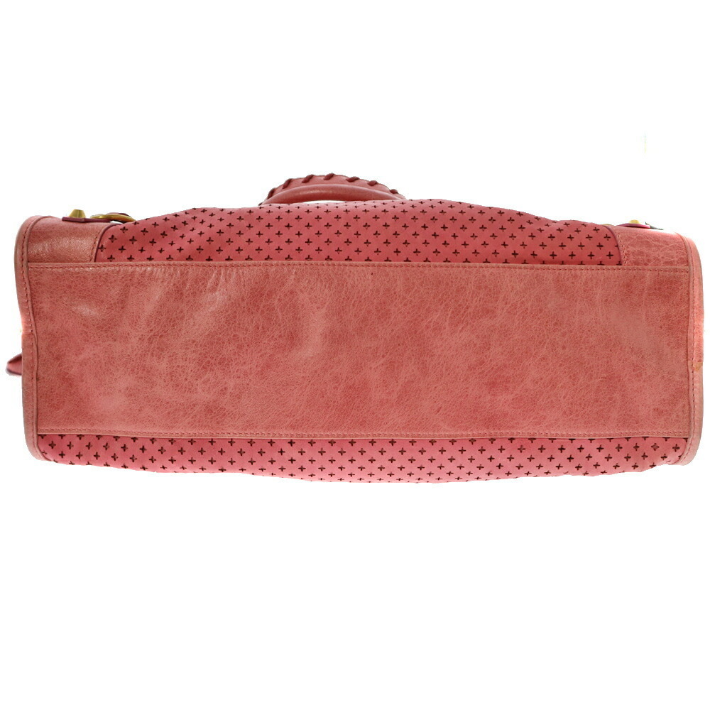 Balenciaga The City Leather Pink Handbag Shoulder Bag - Picture 4 of 16